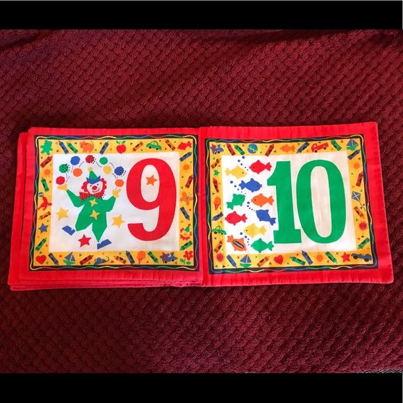 3/$10 Vintage Children’s Cloth Counting Book - Picture 7 of 7